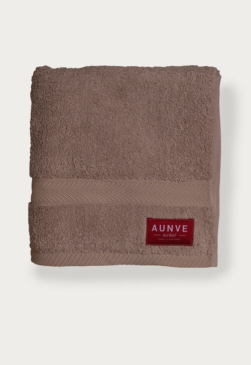 Red Label Brown Bath Towel